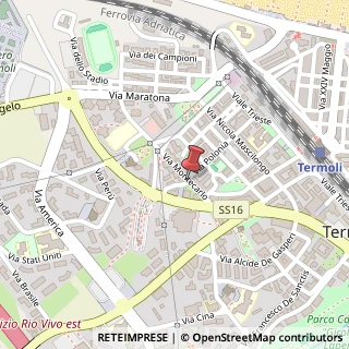 Mappa Via Montecarlo, 7, 86039 Termoli, Campobasso (Molise)
