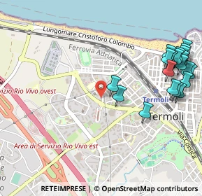 Mappa Via Olanda, 86039 Termoli CB, Italia (0.708)