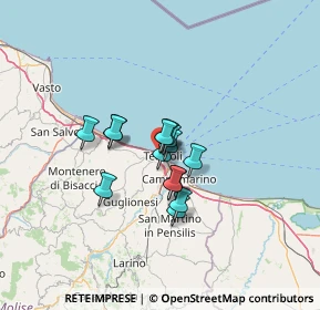 Mappa Via Olanda, 86039 Termoli CB, Italia (8.24929)