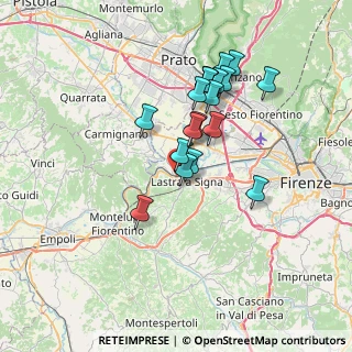 Mappa Via Erta di Castello, 50058 Signa FI, Italia (6.27263)