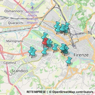 Mappa Via degli Aceri, 50142 Firenze FI, Italia (1.38053)