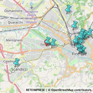 Mappa Via degli Aceri, 50142 Firenze FI, Italia (2.92389)