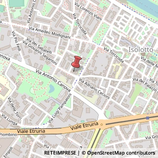 Mappa Via Amos Cassioli, 12, 50142 Firenze, Firenze (Toscana)