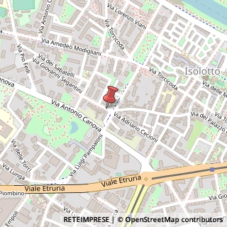 Mappa Via Amos Cassioli,  12, 50142 Firenze, Firenze (Toscana)