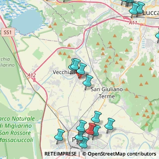Mappa Via Giovan Battista Barsuglia, 56019 Vecchiano PI, Italia (6.6495)