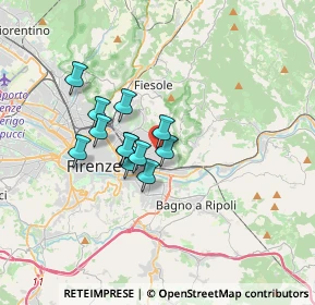 Mappa Via Salvi Cristiani, 50135 Firenze FI, Italia (2.46167)