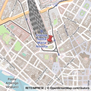 Mappa Piazza della stazione 2, 50123 Firenze, Firenze (Toscana)
