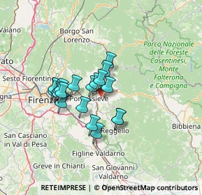 Mappa Travignoli_V, 50060 Pelago FI, Italia (10.4235)