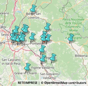 Mappa Travignoli_V, 50060 Pelago FI, Italia (15.2565)