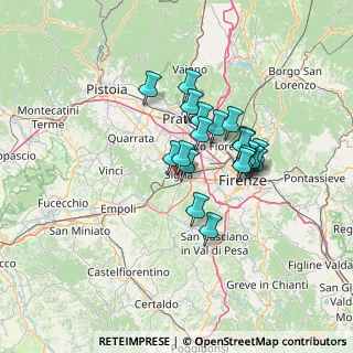 Mappa Via Giotto, 50058 Signa FI, Italia (10.646)
