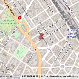 Mappa Via Benedetto Varchi, 12n, 50132 Firenze, Firenze (Toscana)