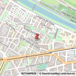 Mappa Via delle Ginestre, 7, 50142 Firenze, Firenze (Toscana)