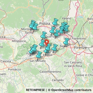 Mappa Via Valinardi, 50059 Vinci FI, Italia (11.918)