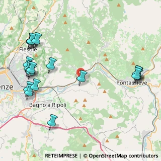 Mappa Via Delle Acacie, 50012 Vallina FI, Italia (5.7225)