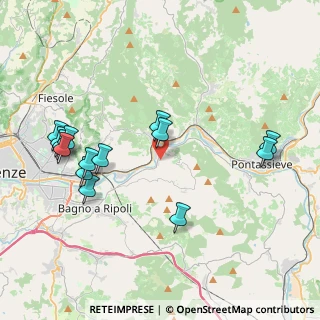 Mappa Via Delle Acacie, 50012 Vallina FI, Italia (4.50786)