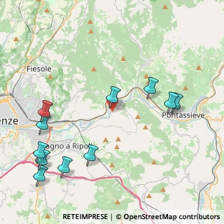 Mappa Via Delle Acacie, 50012 Vallina FI, Italia (5.30273)