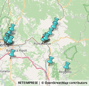 Mappa Via Giuseppe Mazzini, 50060 Pelago FI, Italia (9.912)