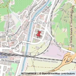 Mappa Via mazzini giuseppe 34, 50060 Pelago, Firenze (Toscana)