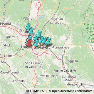 Mappa Via Giuseppe de Robertis, 50135 Firenze FI, Italia (10.23692)