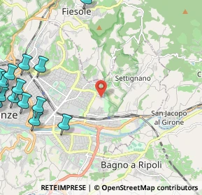 Mappa Via Giuseppe de Robertis, 50135 Firenze FI, Italia (3.709)