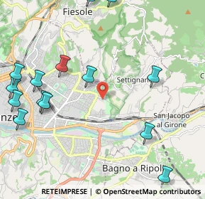 Mappa Via Giuseppe de Robertis, 50135 Firenze FI, Italia (2.86786)