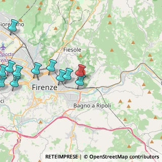 Mappa Via Giuseppe de Robertis, 50135 Firenze FI, Italia (5.35083)