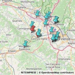 Mappa Via Leonardo Da Vinci, 50058 Signa FI, Italia (7.0245)