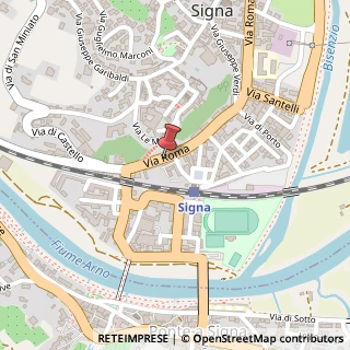 Mappa Via Roma, 116 a/b, 50058 Signa, Firenze (Toscana)