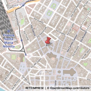 Mappa Via dell'Ariento, 25-red, 50123 Firenze, Firenze (Toscana)