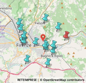Mappa 50135 Firenze FI, Italia (3.58688)