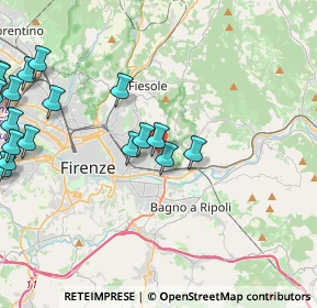 Mappa 50135 Firenze FI, Italia (5.68444)