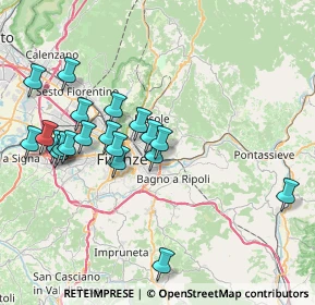 Mappa 50135 Firenze FI, Italia (8.1785)