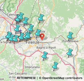 Mappa 50135 Firenze FI, Italia (9.433)