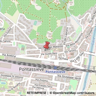 Mappa Via Guido Reni, 12, 50065 Pontassieve, Firenze (Toscana)