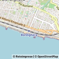 Kaart Bordighera