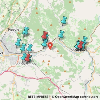Mappa Via di S. Romolo, 50012 Bagno a Ripoli FI, Italia (4.3935)