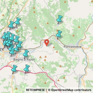 Mappa Via di S. Romolo, 50012 Bagno a Ripoli FI, Italia (6.6885)