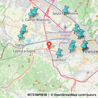 Mappa Via Italo Gamberini, 50142 Firenze FI, Italia (5.38714)