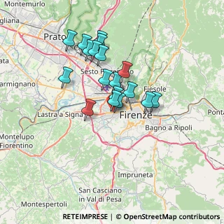 Mappa Via delle Muricce, 50142 Firenze FI, Italia (5.82222)