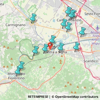 Mappa Via dello Stadio, 50058 Signa FI, Italia (4.64714)