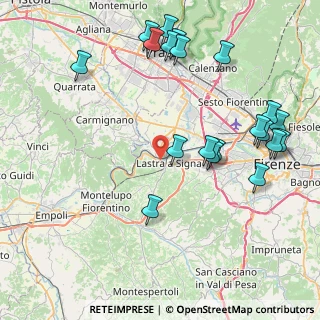 Mappa Via dello Stadio, 50058 Signa FI, Italia (9.9335)