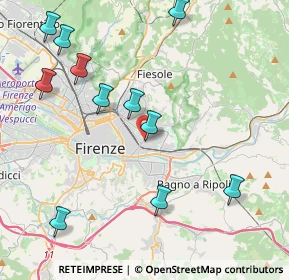 Mappa Viale De Amicis Edmondo, 50135 Firenze FI, Italia (4.88091)