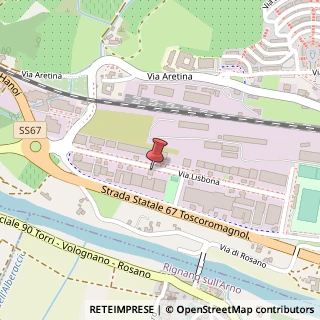 Mappa Via Lisbona, 21, 50065 Pontassieve, Firenze (Toscana)