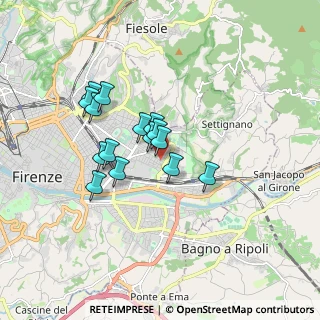 Mappa Via P. Rajna, 50135 Firenze FI, Italia (1.37067)