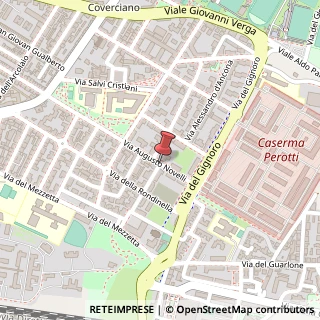 Mappa Via Augusto Novelli,  12, 50135 Firenze, Firenze (Toscana)