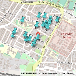 Mappa Via P. Rajna, 50135 Firenze FI, Italia (0.2135)