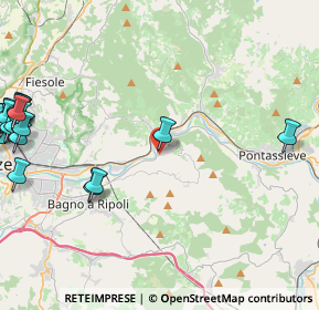 Mappa Via dei Biancospini, 50012 Bagno a Ripoli FI, Italia (6.888)