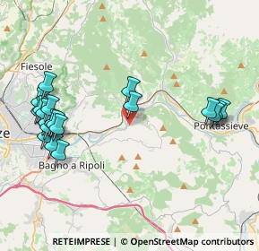Mappa Via dei Biancospini, 50012 Bagno a Ripoli FI, Italia (4.849)