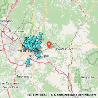 Mappa Via dei Biancospini, 50012 Vallina FI, Italia (7.10056)