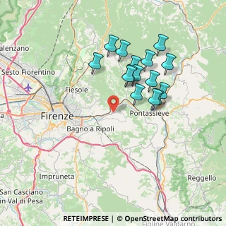 Mappa Via dei Biancospini, 50012 Vallina FI, Italia (6.78533)